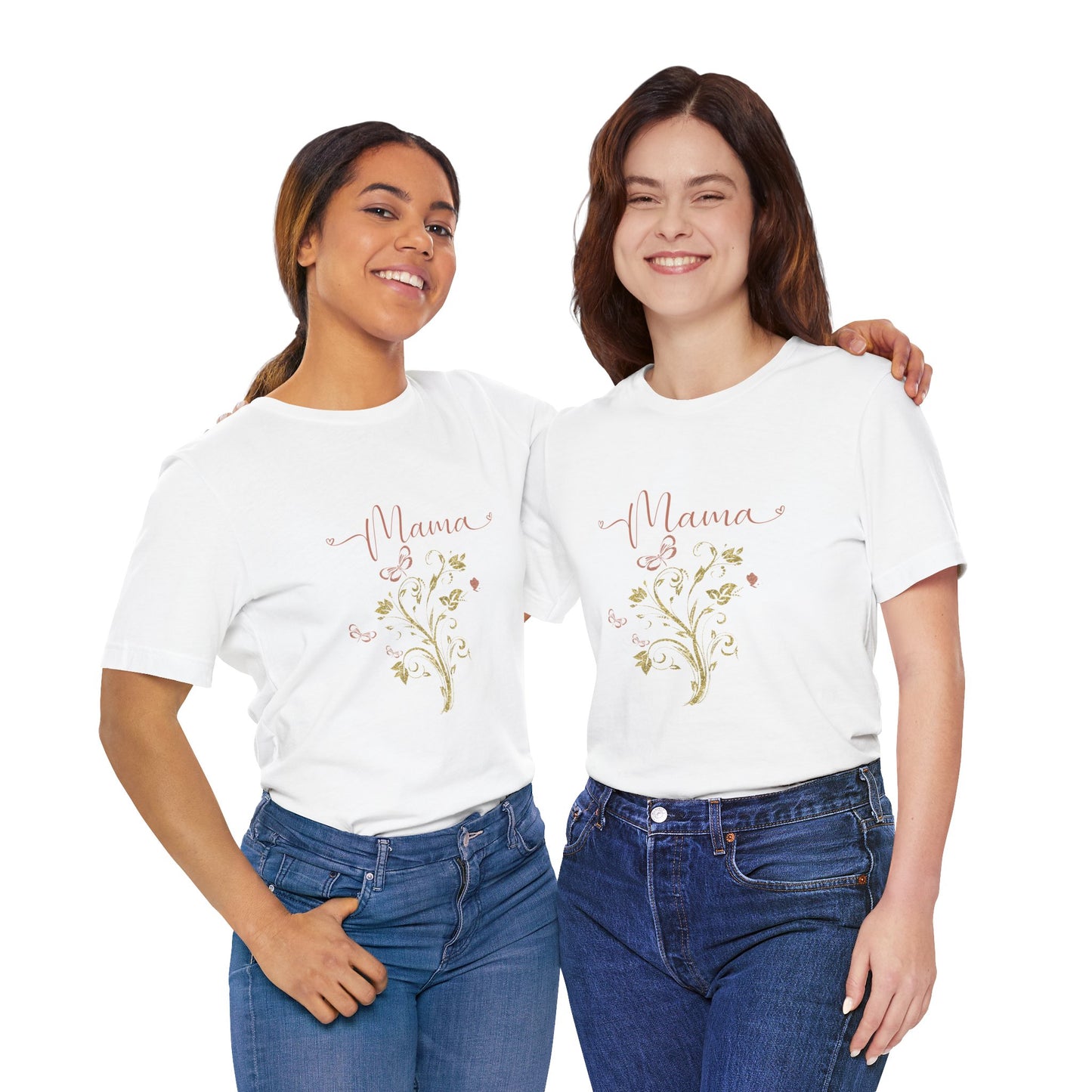 Floral Mama Tee - Soft Unisex Jersey Short Sleeve T-Shirt