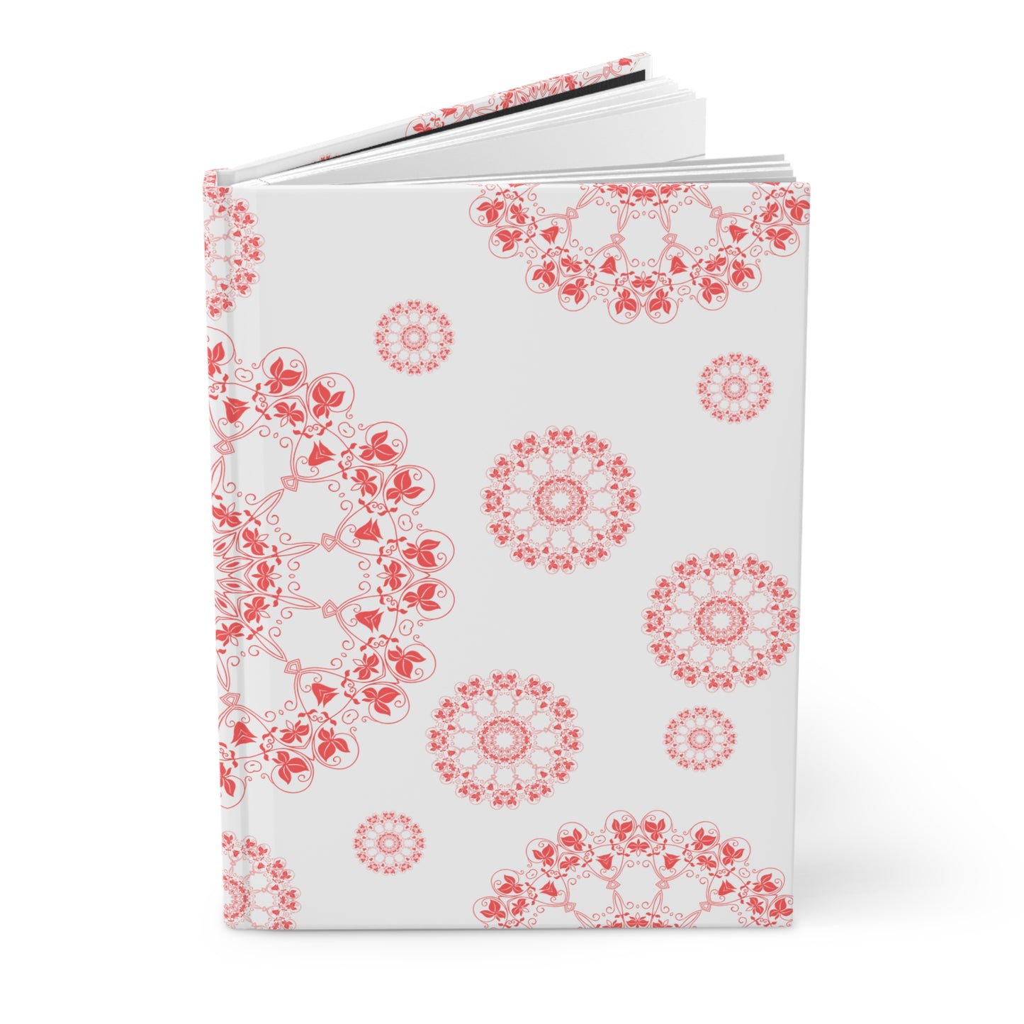 Romantic Floral Hardcover Journal, Gift for Writers, Love Notes Notebook, Valentine’s Day Diary, Floral Stationery Journal