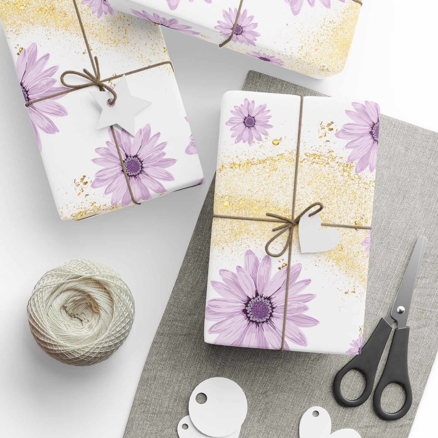 Floral Wrapping Paper, Gift Wrap, Eco-Friendly Gift Wrap, Unique Floral Design, Birthday Wrapping Paper, Wedding Wrap Paper