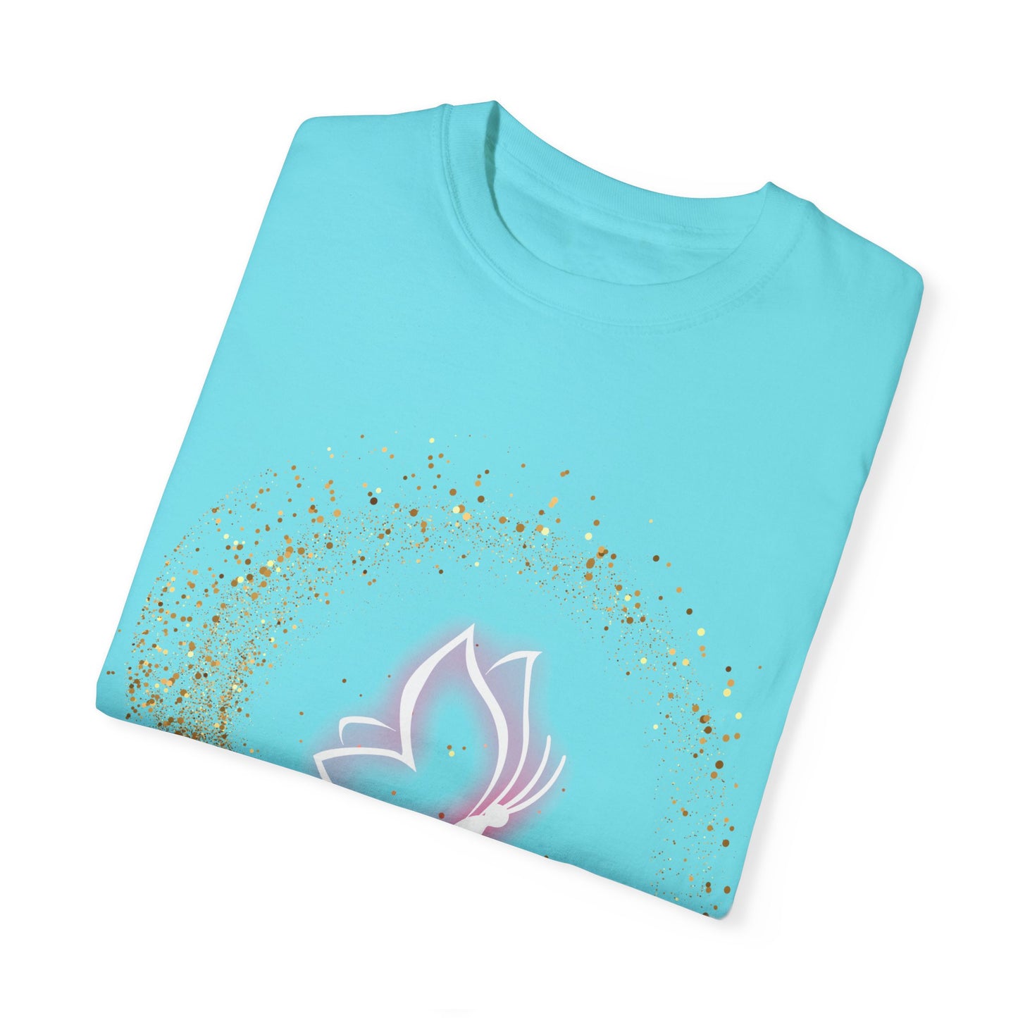 Inspirational Butterfly T-Shirt – Born to Sparkle Destined to Soar – Motivational Mint Tee