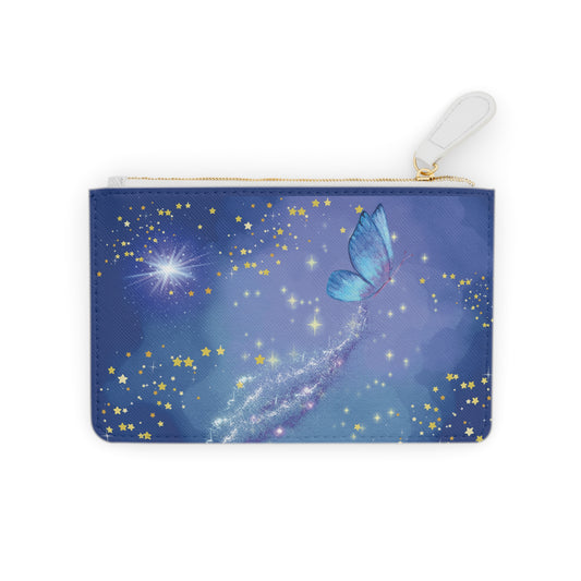 Dreamy Butterfly Mini Clutch Bag - Cosmic Travel Pouch for All Occasions