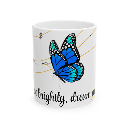 Inspirational Butterfly Ceramic Mug - 11oz & 15oz
