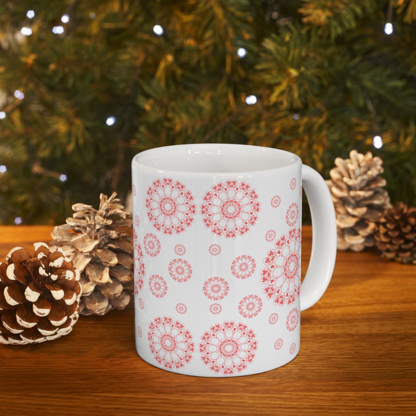 Elegant Floral Ceramic Mug - Perfect Gift for Housewarming, Tea Lovers, Mother's Day, Birthdays, Coffee Enthusiasts