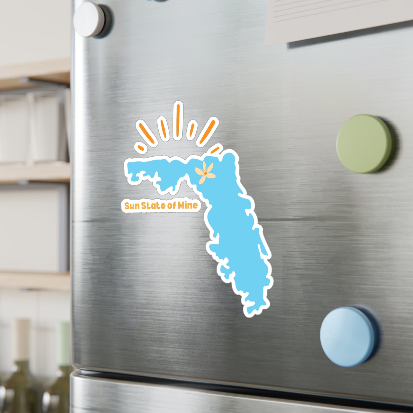 Sun State of Mine Florida Sticker – Kiss-Cut Vinyl Decal | Stardust Cove