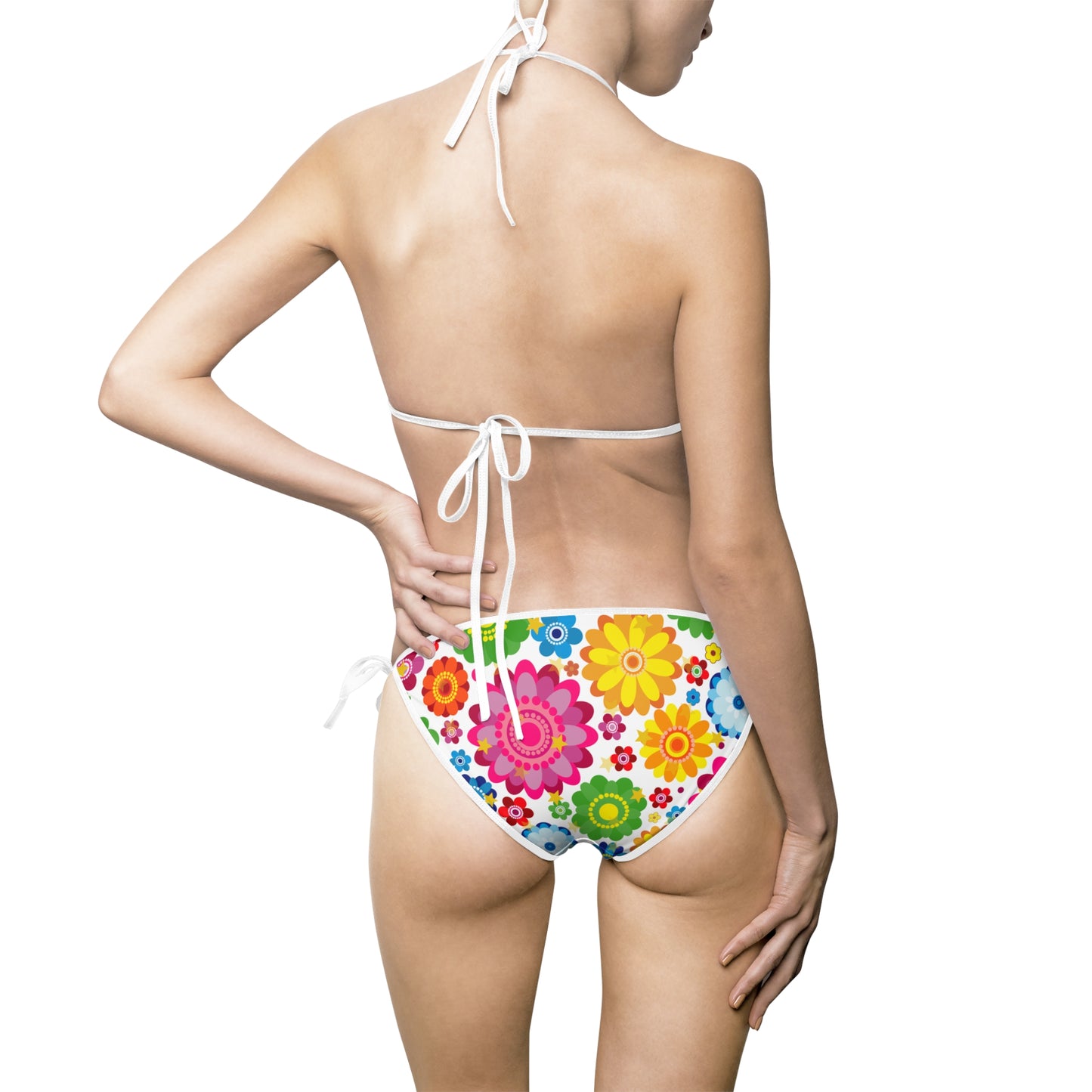 Vibrant Floral Bikini Set – Boho Summer Swimsuit for Beach, Pool, and Vacationide Fashion