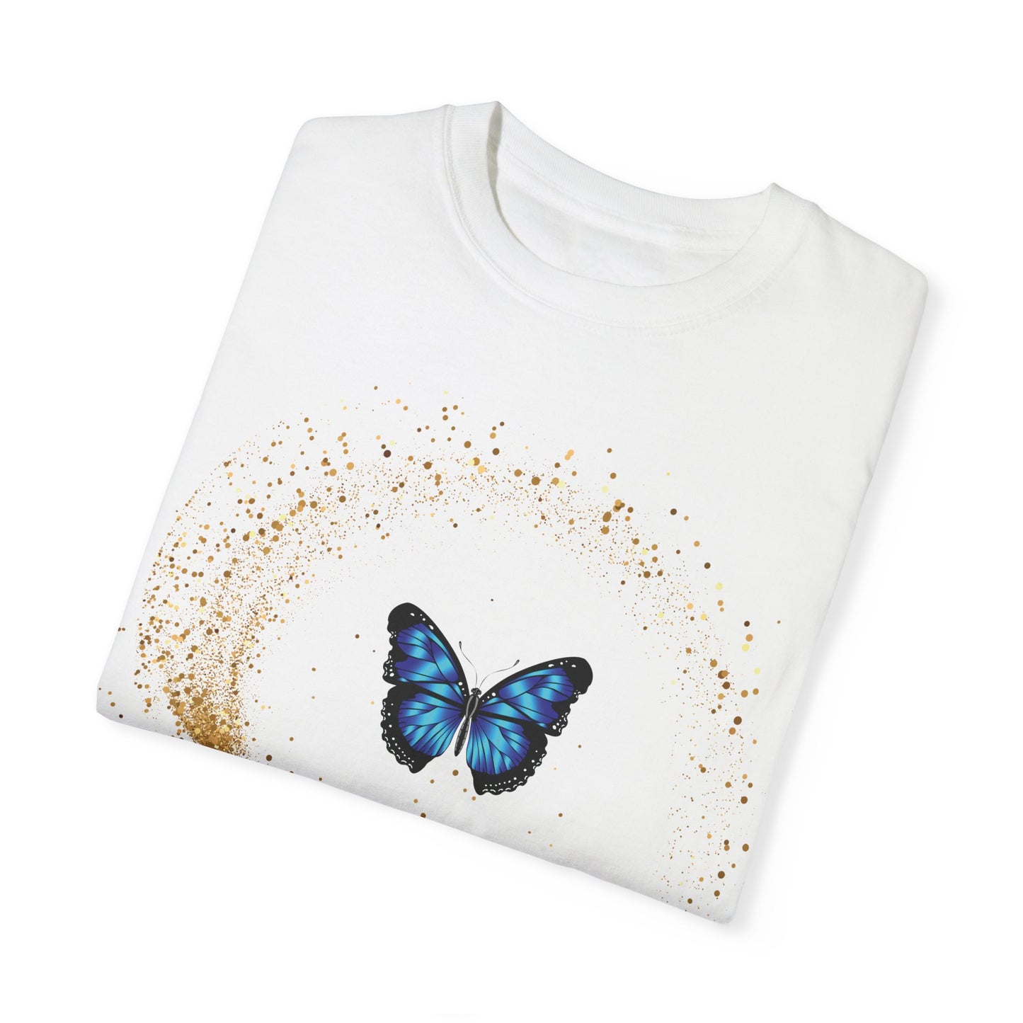 Butterfly Inspired Unisex Garment-Dyed T-Shirt - Embrace the Journey
