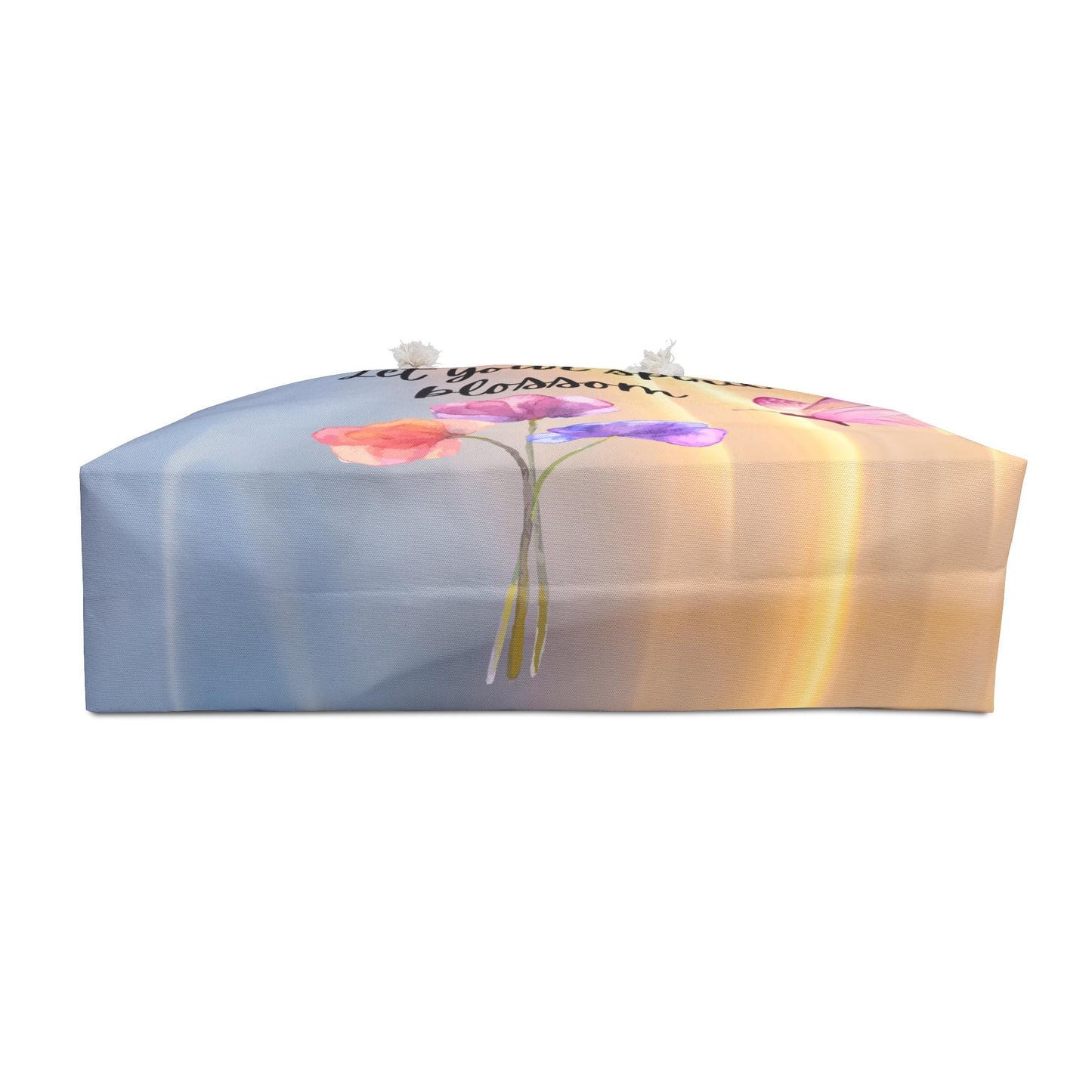 Let Your Spirit Blossom Weekender Bag, Floral Travel Tote, Summer Getaway, Beach Bag, Vacation Essentials, Gift for Her