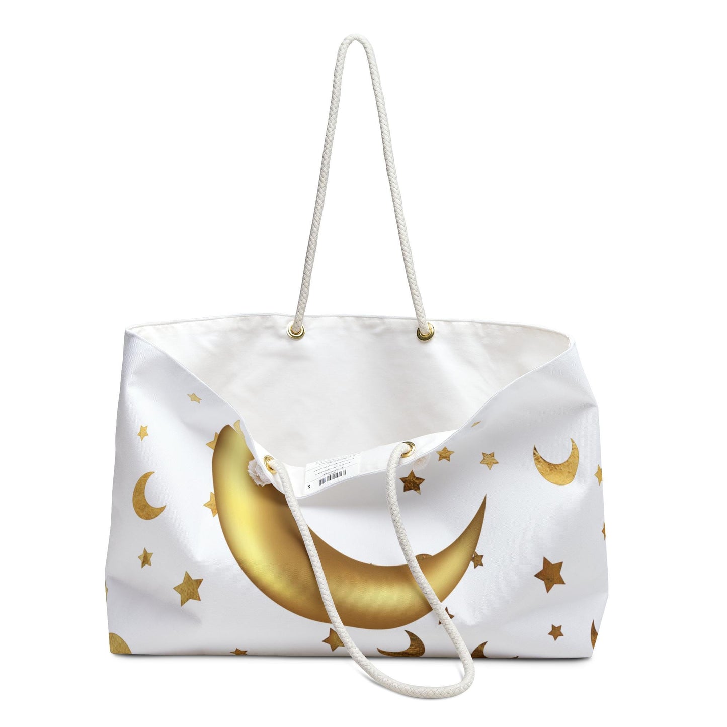 Celestial Weekender Bag - Moon & Stars Travel Tote, Boho Beach Bag, Weekend Getaway Essential, Stylish Overnight Bag, Cosmic Charm