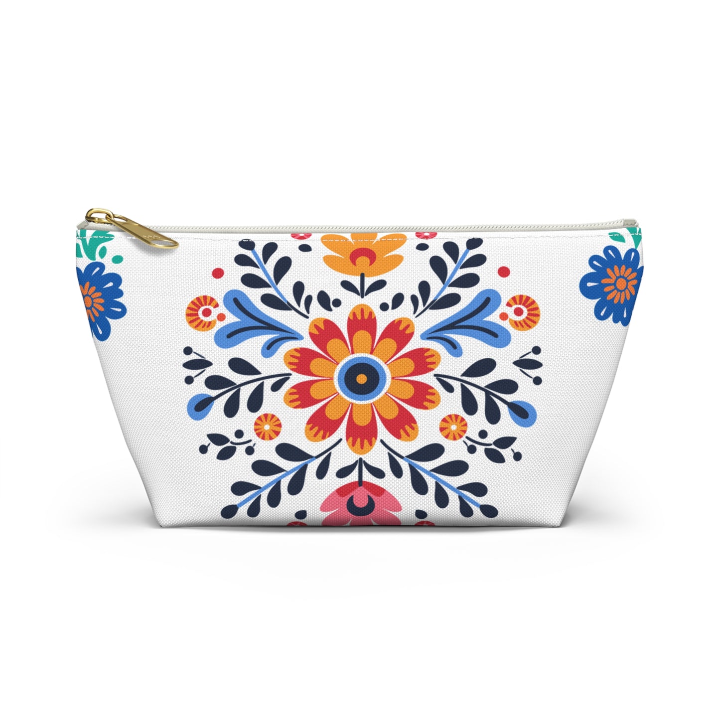 Floral Radiance Accessory Pouch – Celestial Bloom Edition