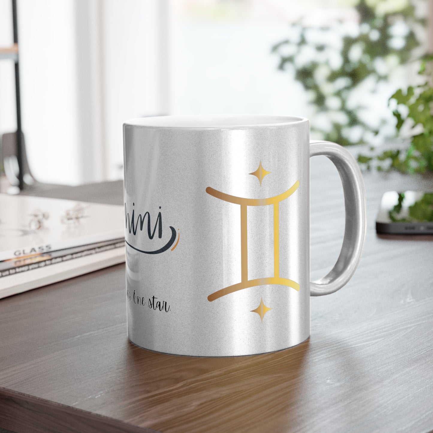Gemini Zodiac Mug – Two Sides One Star – Astrology Gift for Gemini Women & Men – Celestial Gemini Coffee Cup