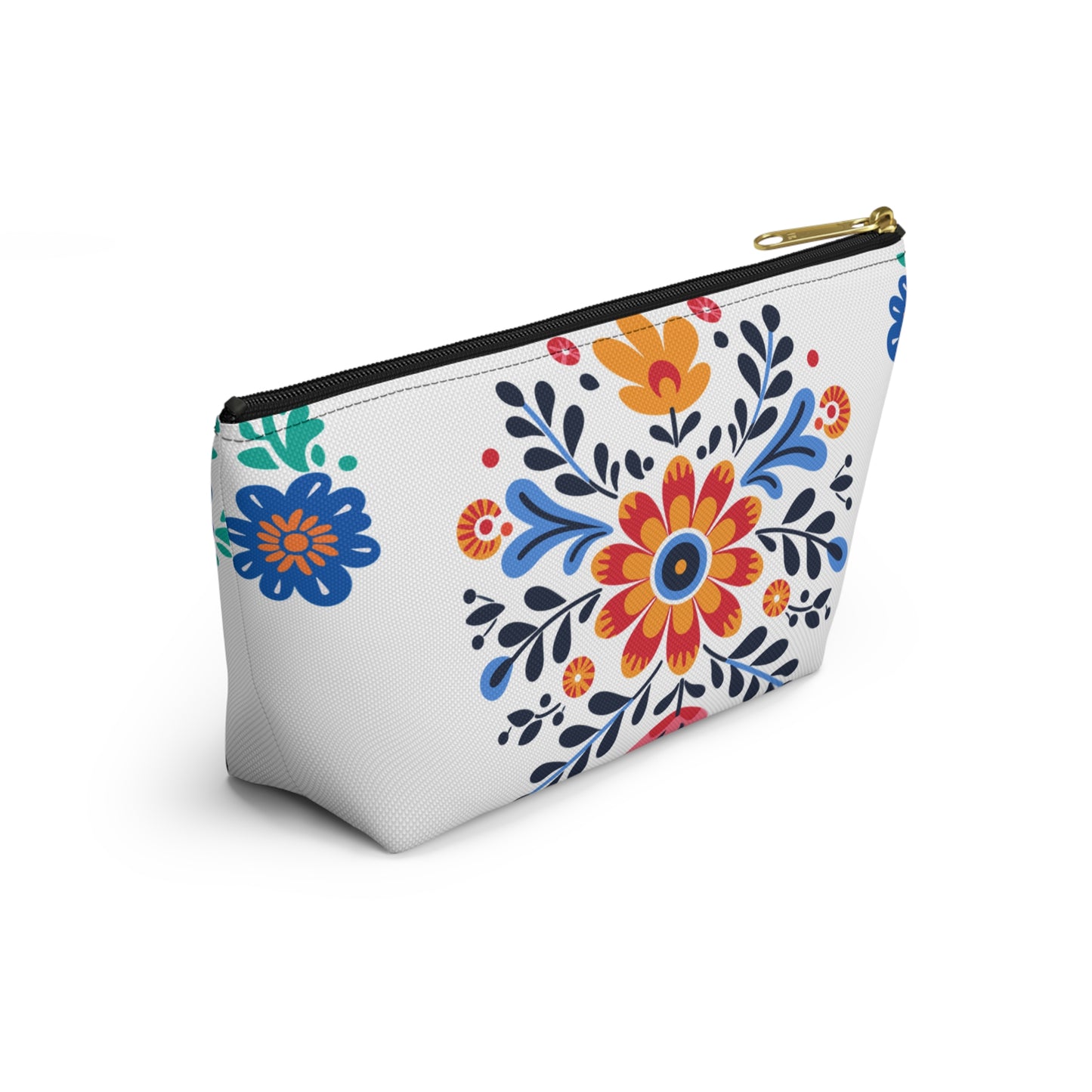 Floral Radiance Accessory Pouch – Celestial Bloom Edition