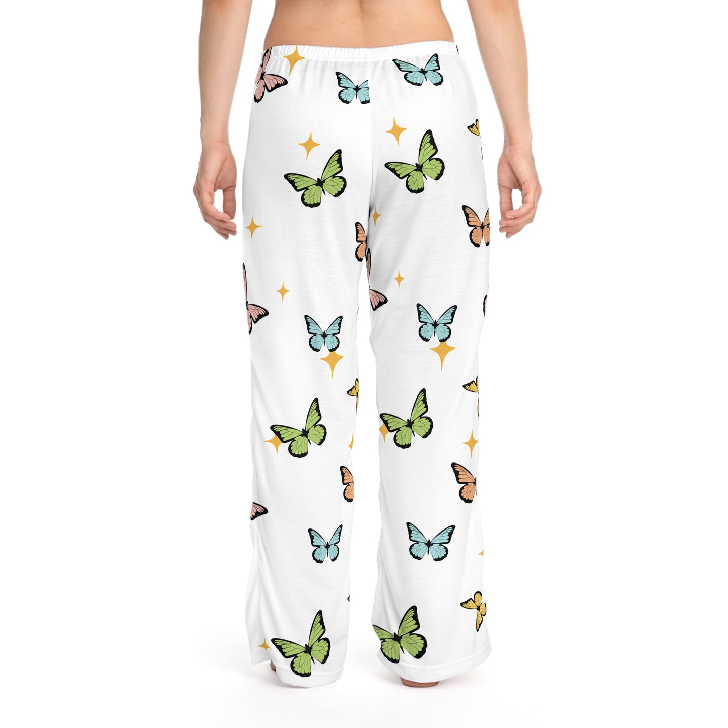 Butterfly Print Women's Pajama Pants - Cozy & Stylish Sleepwear