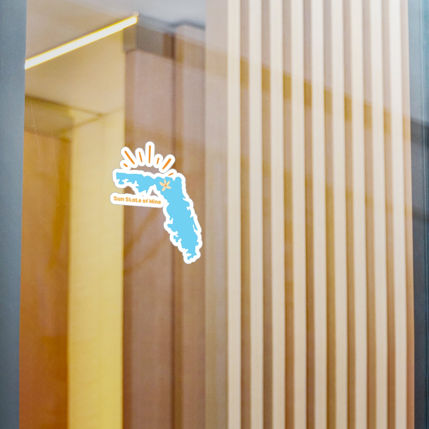 Sun State of Mine Florida Sticker – Kiss-Cut Vinyl Decal | Stardust Cove