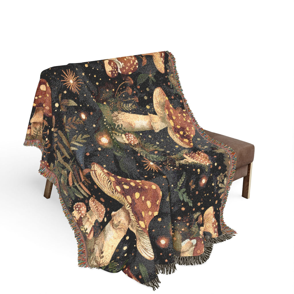 Transform Your Space with the Cozy Mushroom Grove Blanket