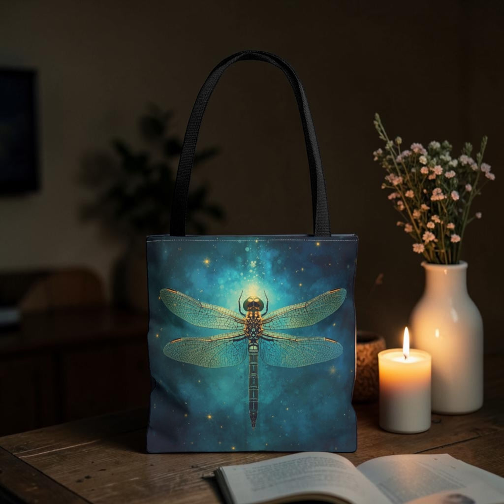 Dragonfly Tote Bag | Celestial Art