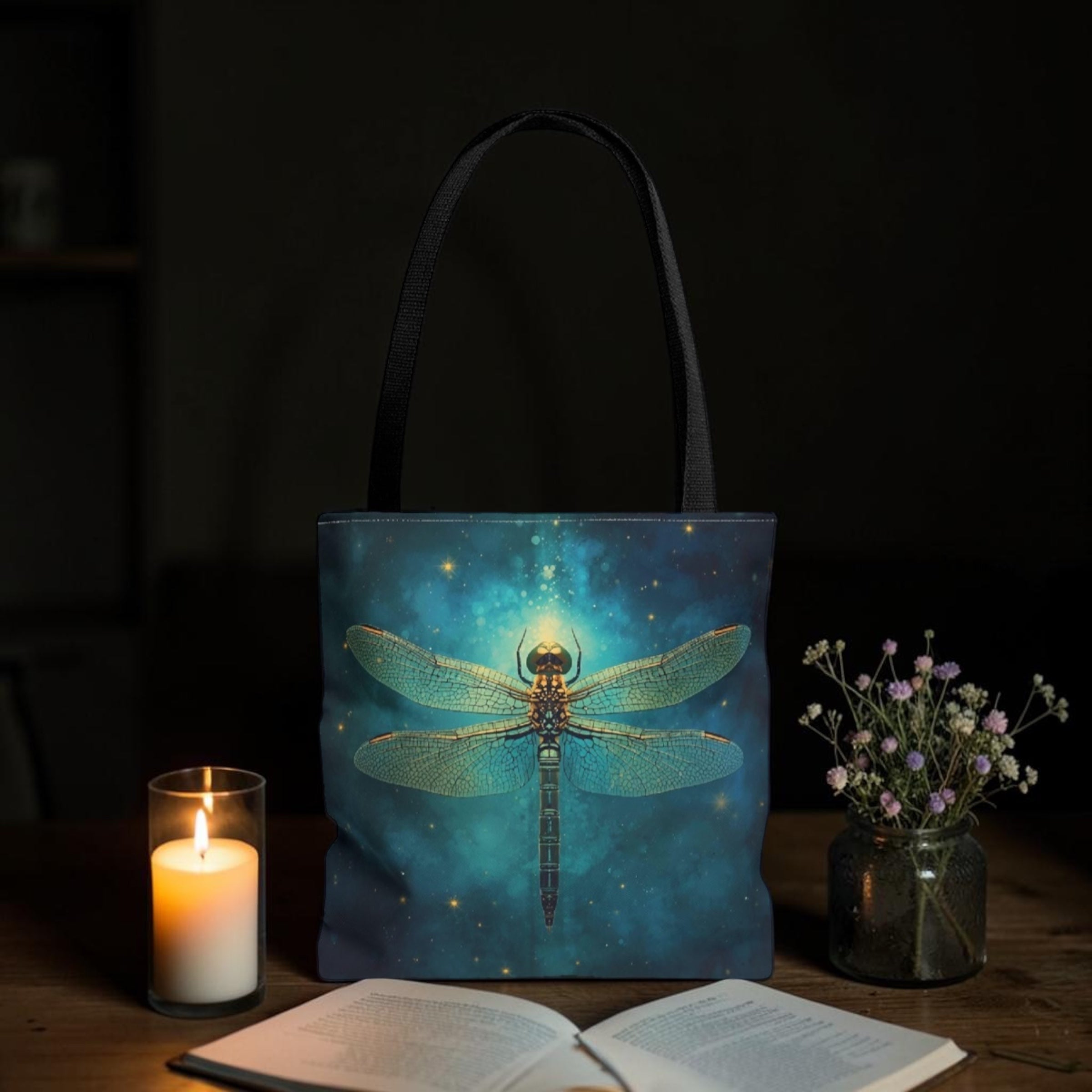 Dragonfly Tote Bag | Celestial Art