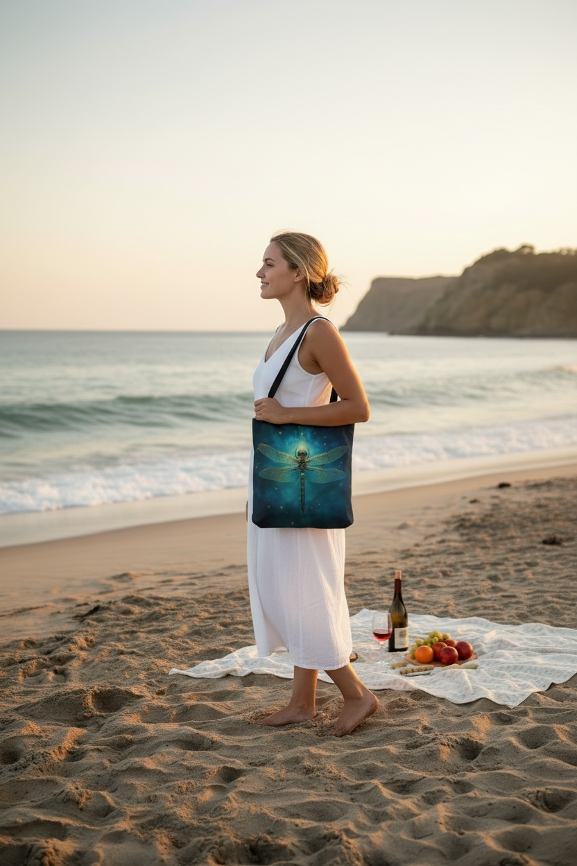 Dragonfly Tote Bag | Celestial Art