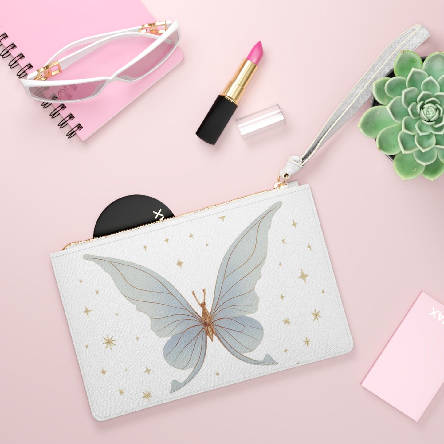 Elegant Butterfly Clutch Bag, Stylish Purse for Parties, Gift for Her, Evening Bag, Fashion Accessory, Festival Tote