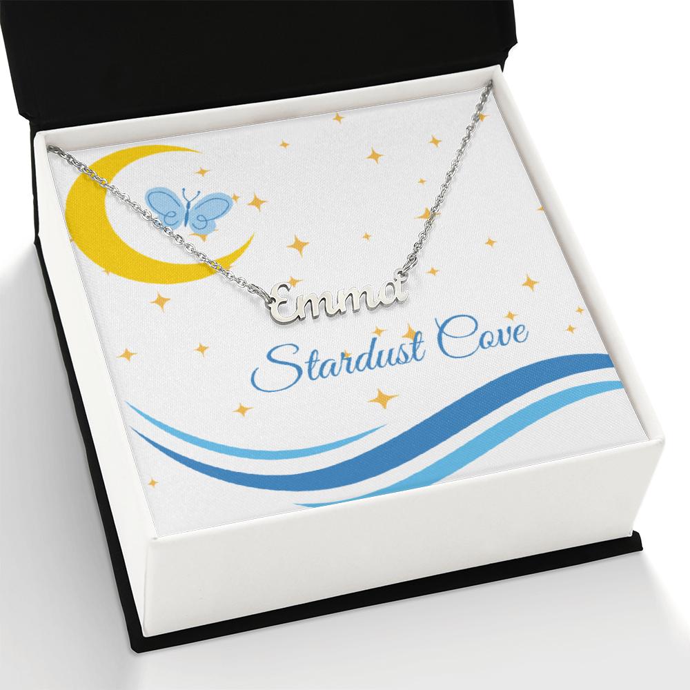 To My Daughter – Moon & Butterfly Necklace | Gift of Light & Transformation