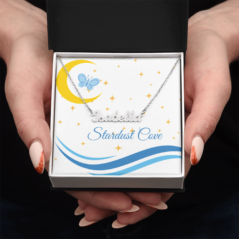 To My Daughter – Moon & Butterfly Necklace | Gift of Light & Transformation