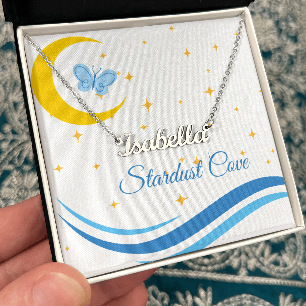 To My Daughter – Moon & Butterfly Necklace | Gift of Light & Transformation