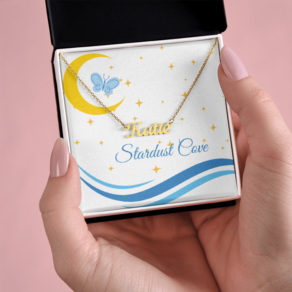 To My Daughter – Moon & Butterfly Necklace | Gift of Light & Transformation