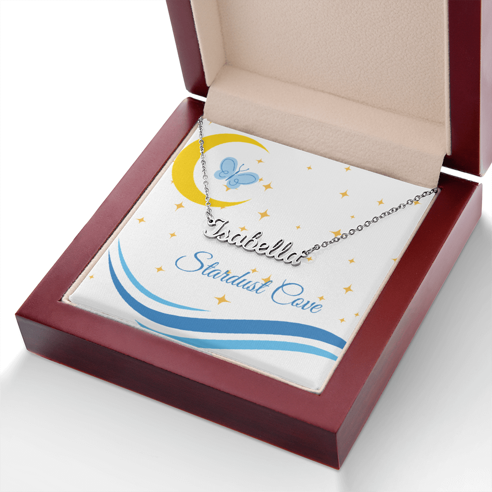 To My Daughter – Moon & Butterfly Necklace | Gift of Light & Transformation