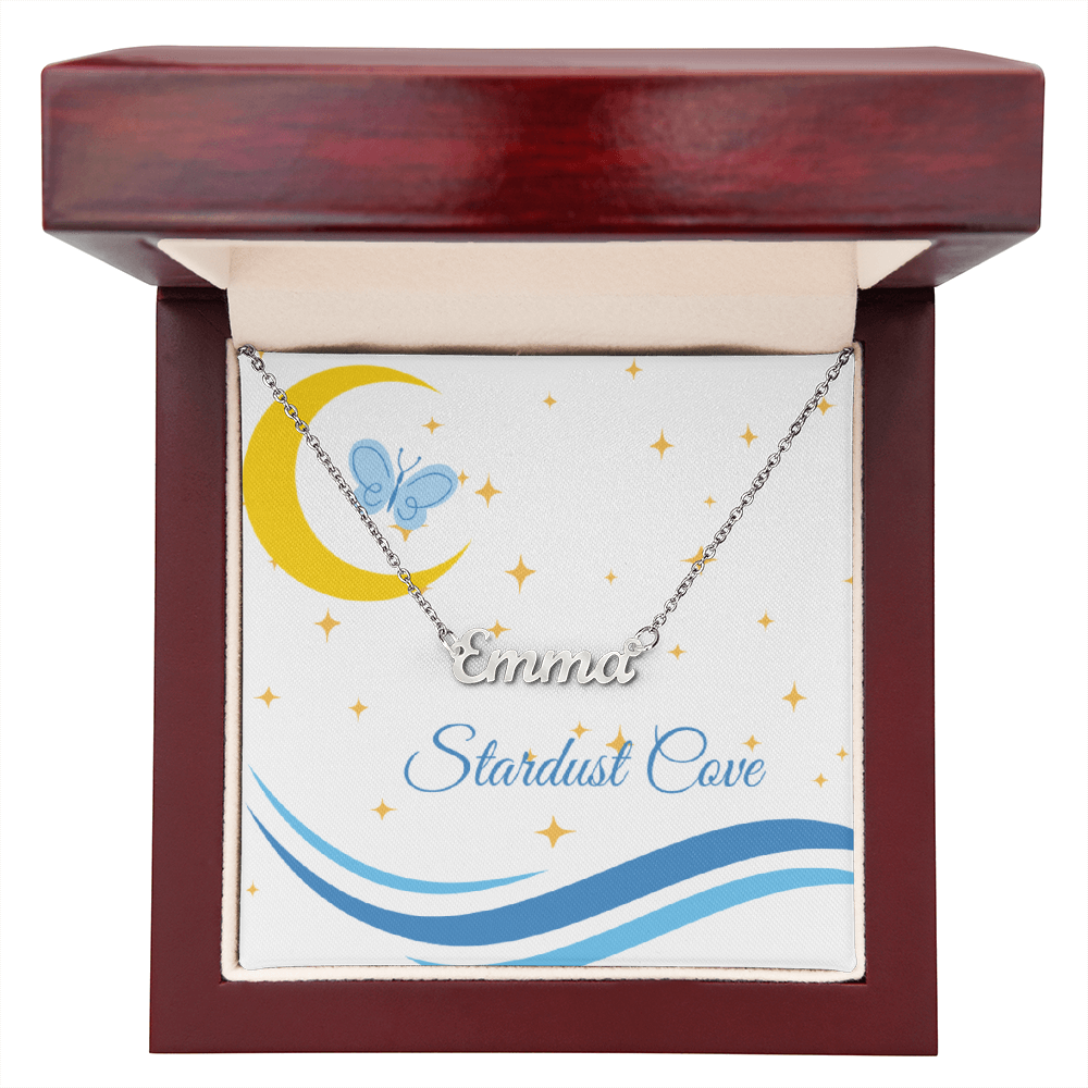 To My Daughter – Moon & Butterfly Necklace | Gift of Light & Transformation