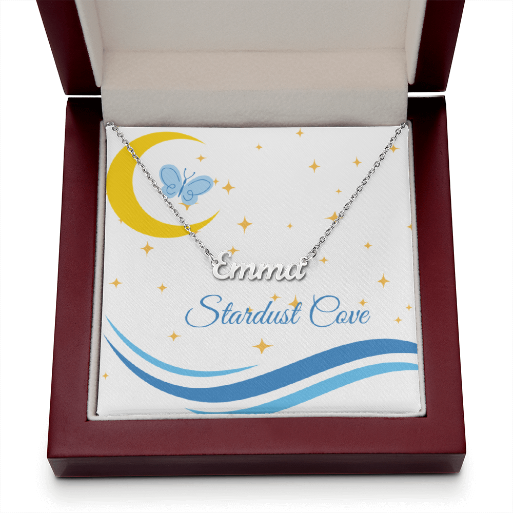 To My Daughter – Moon & Butterfly Necklace | Gift of Light & Transformation