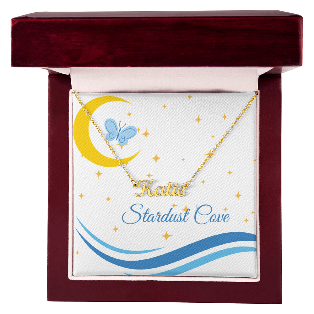 To My Daughter – Moon & Butterfly Necklace | Gift of Light & Transformation