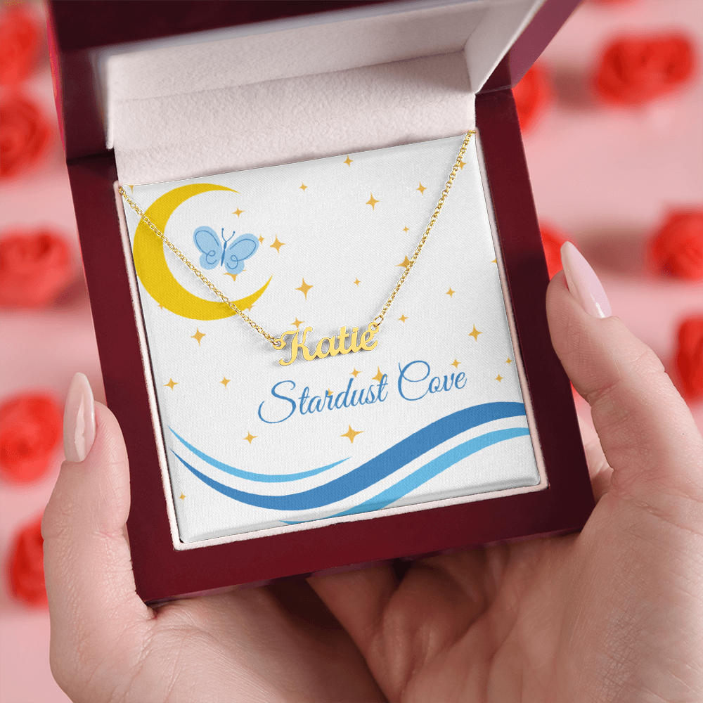 To My Daughter – Moon & Butterfly Necklace | Gift of Light & Transformation