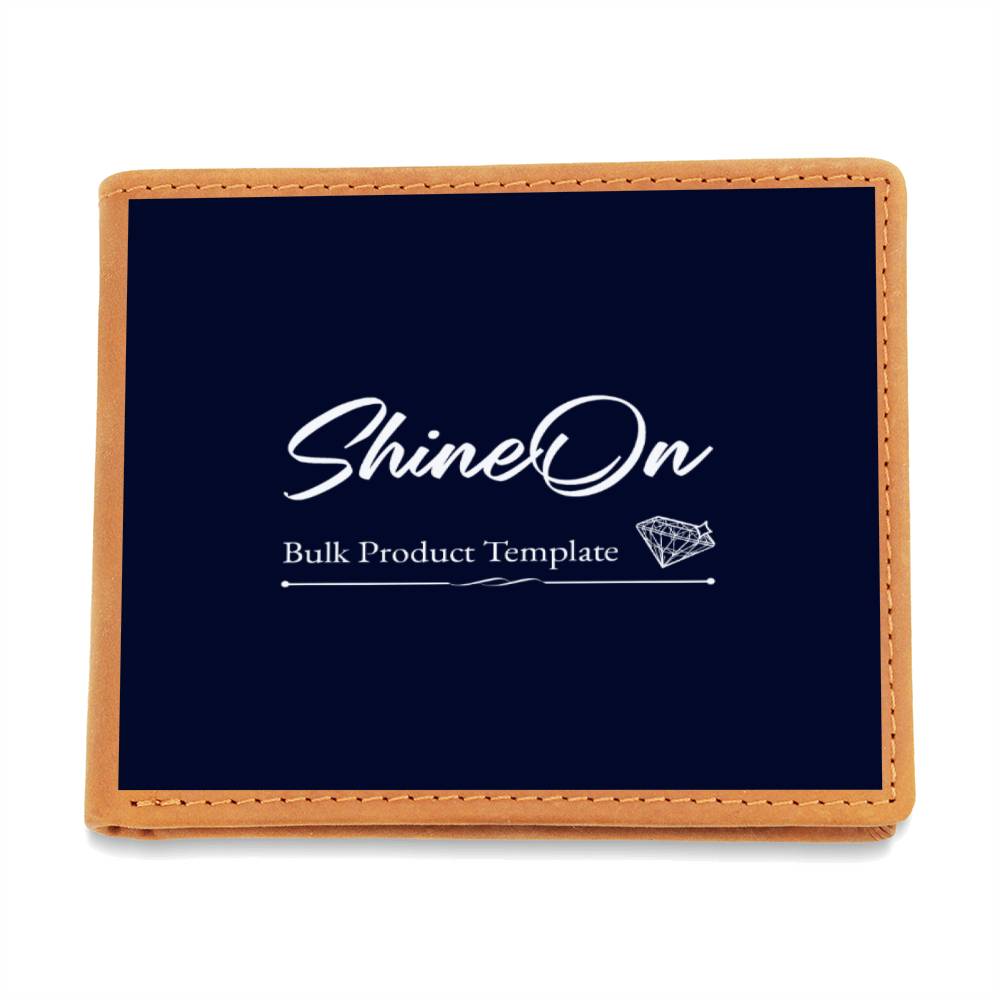 Custom Graphic Leather Wallet – Upload Your Design | Personalized Wallet Gift for Him – Stardust Cove