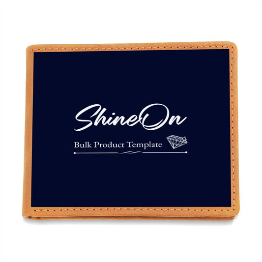 Custom Graphic Leather Wallet – Upload Your Design | Personalized Wallet Gift for Him – Stardust Cove