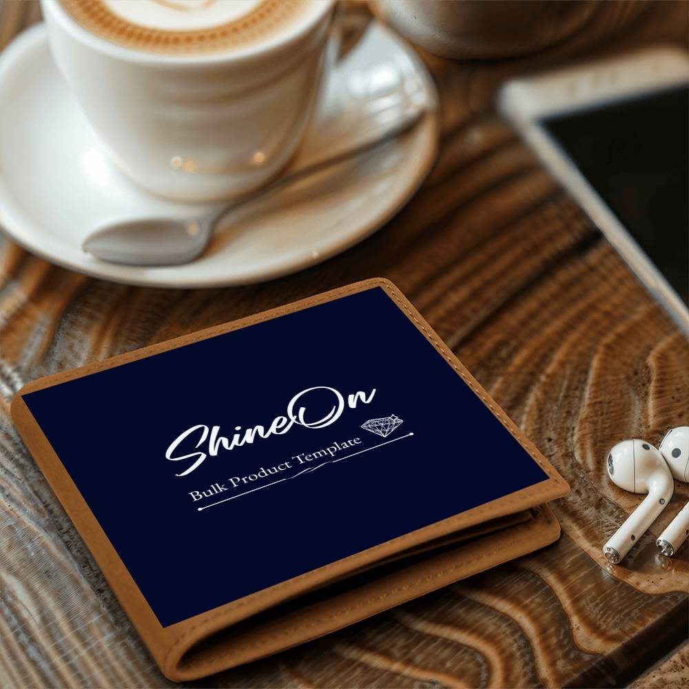 Custom Graphic Leather Wallet – Upload Your Design | Personalized Wallet Gift for Him – Stardust Cove