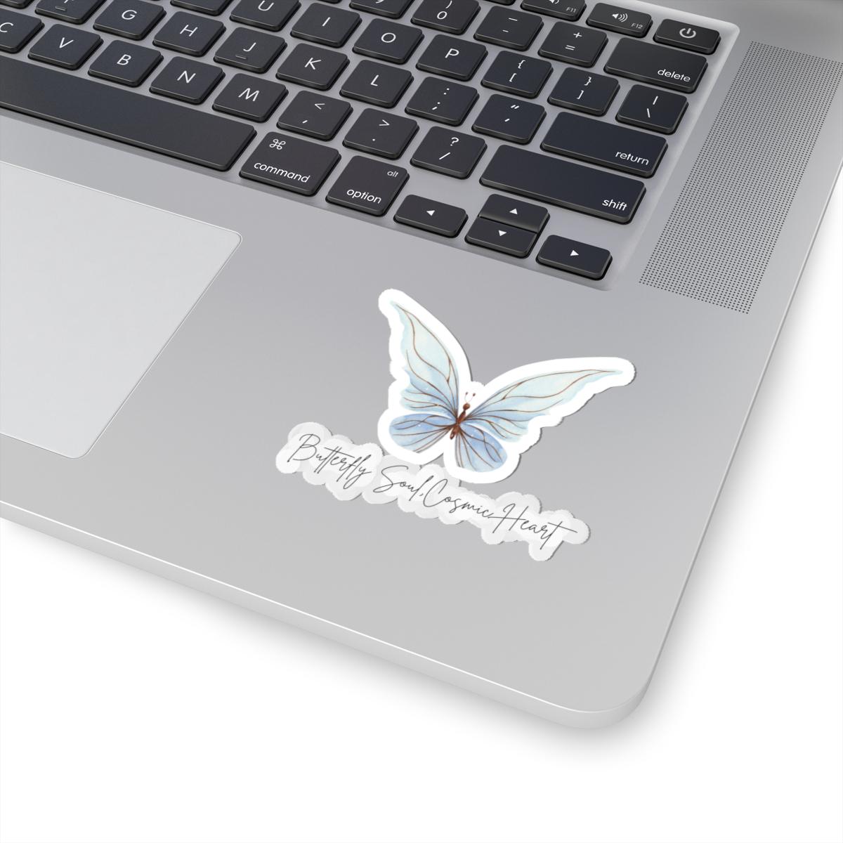 Dreamy Butterfly Kiss-Cut Stickers | Nature Lover Art Stickers, Aesthetic Laptop Decals, Gift for Her, Boho Decor