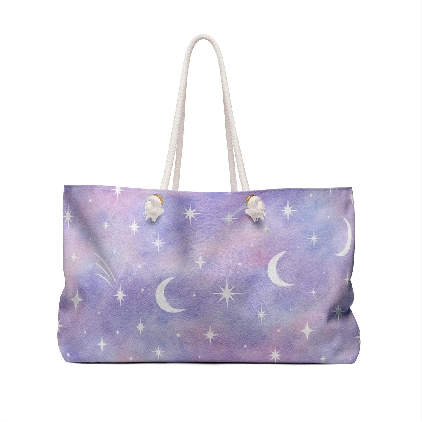 Celestial Weekender Bag - Cosmos Inspired Tote, Perfect for Travel, Beach, or Gifts, Inspirational Quote, Starry Skies