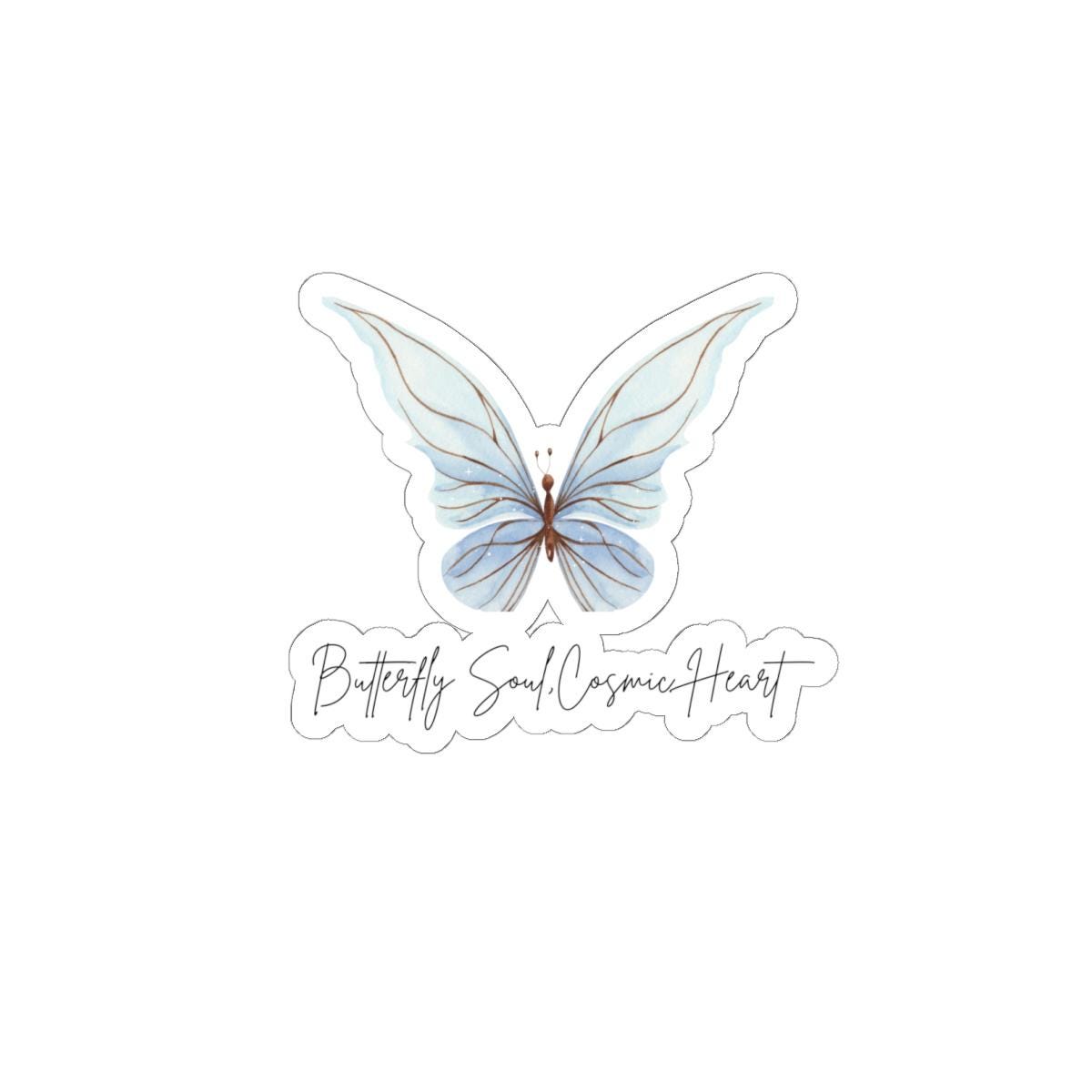 Dreamy Butterfly Kiss-Cut Stickers | Nature Lover Art Stickers, Aesthetic Laptop Decals, Gift for Her, Boho Decor
