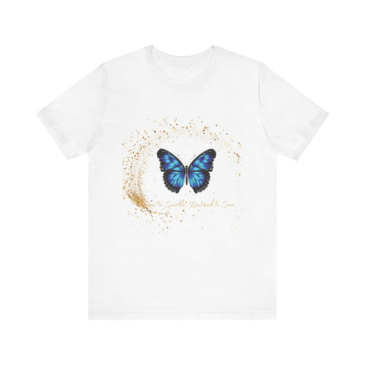 Butterfly Magic Unisex Tee, Inspirational Gift, Casual Wear, Nature Lover Shirt, Summer Outfit, Birthday T-Shirt, Gift for Her