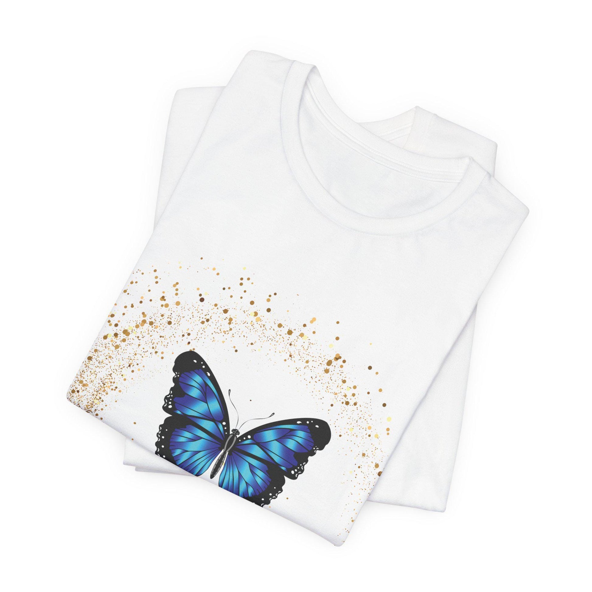 Butterfly Magic Unisex Tee, Inspirational Gift, Casual Wear, Nature Lover Shirt, Summer Outfit, Birthday T-Shirt, Gift for Her