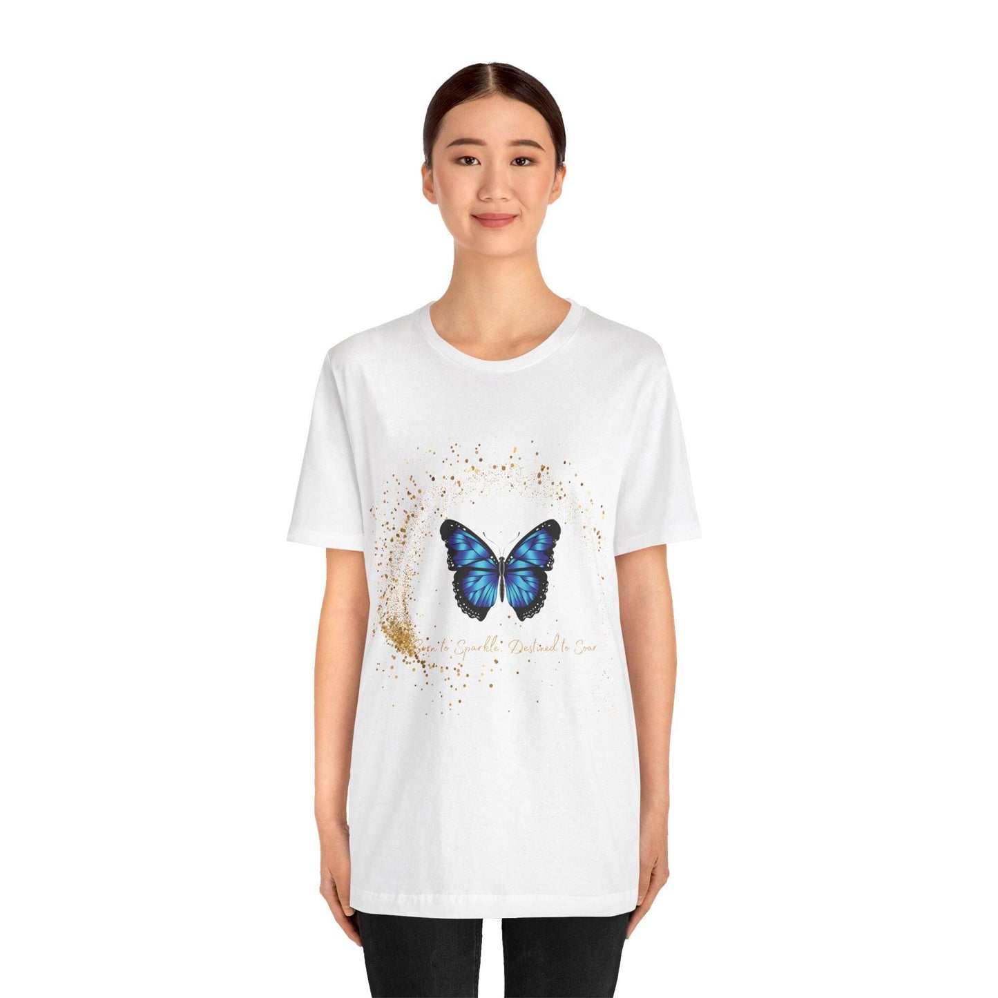 Butterfly Magic Unisex Tee, Inspirational Gift, Casual Wear, Nature Lover Shirt, Summer Outfit, Birthday T-Shirt, Gift for Her