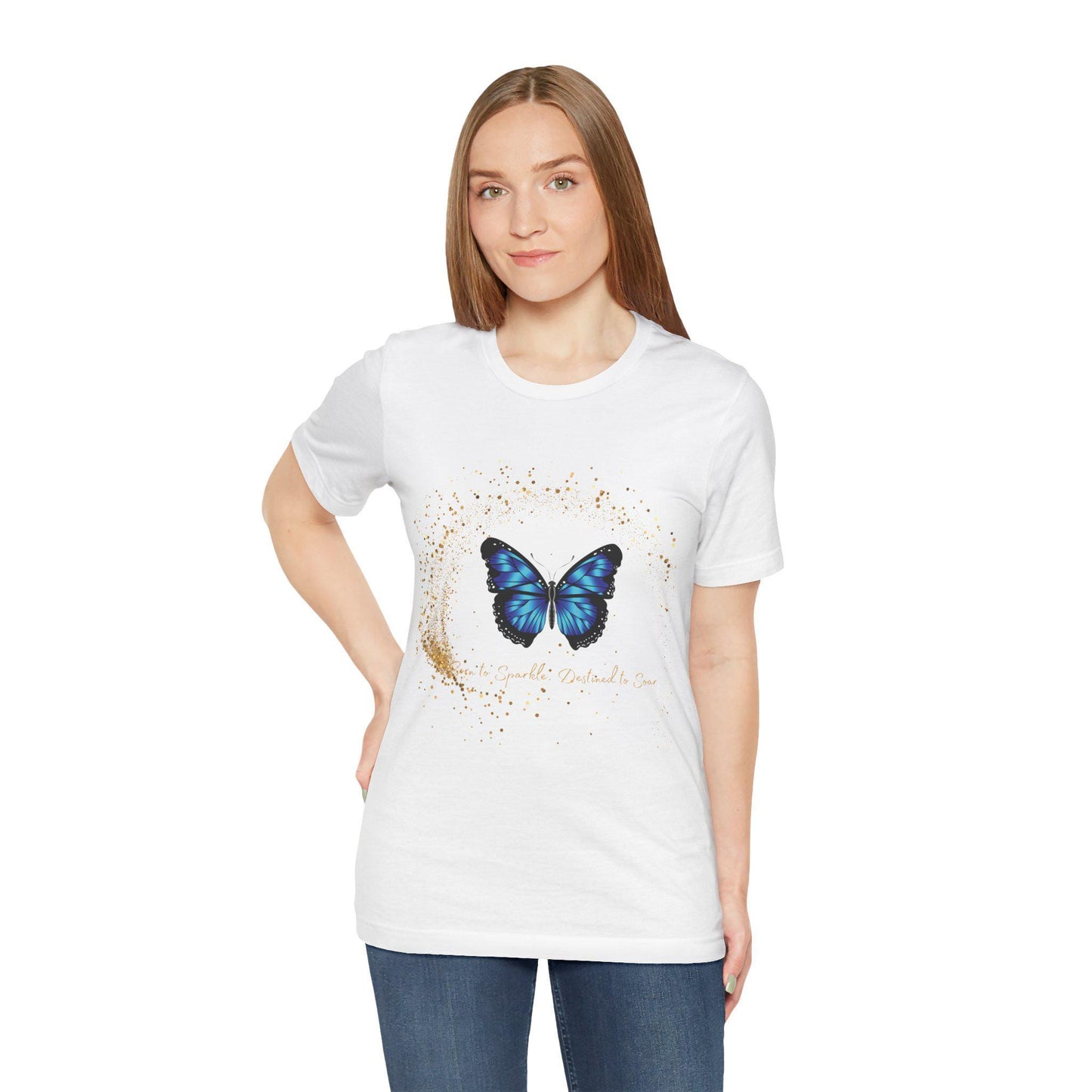 Butterfly Magic Unisex Tee, Inspirational Gift, Casual Wear, Nature Lover Shirt, Summer Outfit, Birthday T-Shirt, Gift for Her