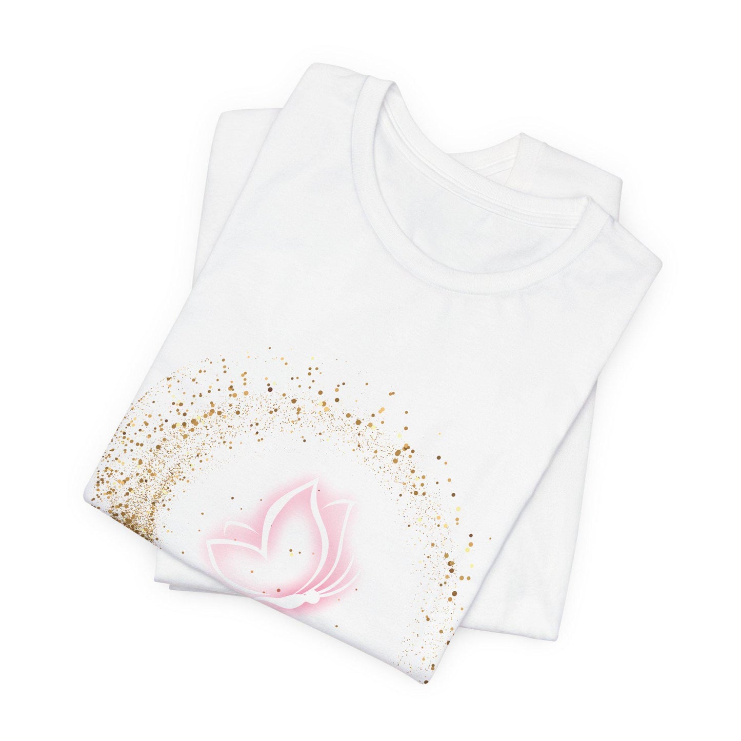 Inspirational Butterfly Tee - Unisex Jersey Short Sleeve Tee, Gift for Her, Motivational Shirt, Birthday Present, Sparkle Design