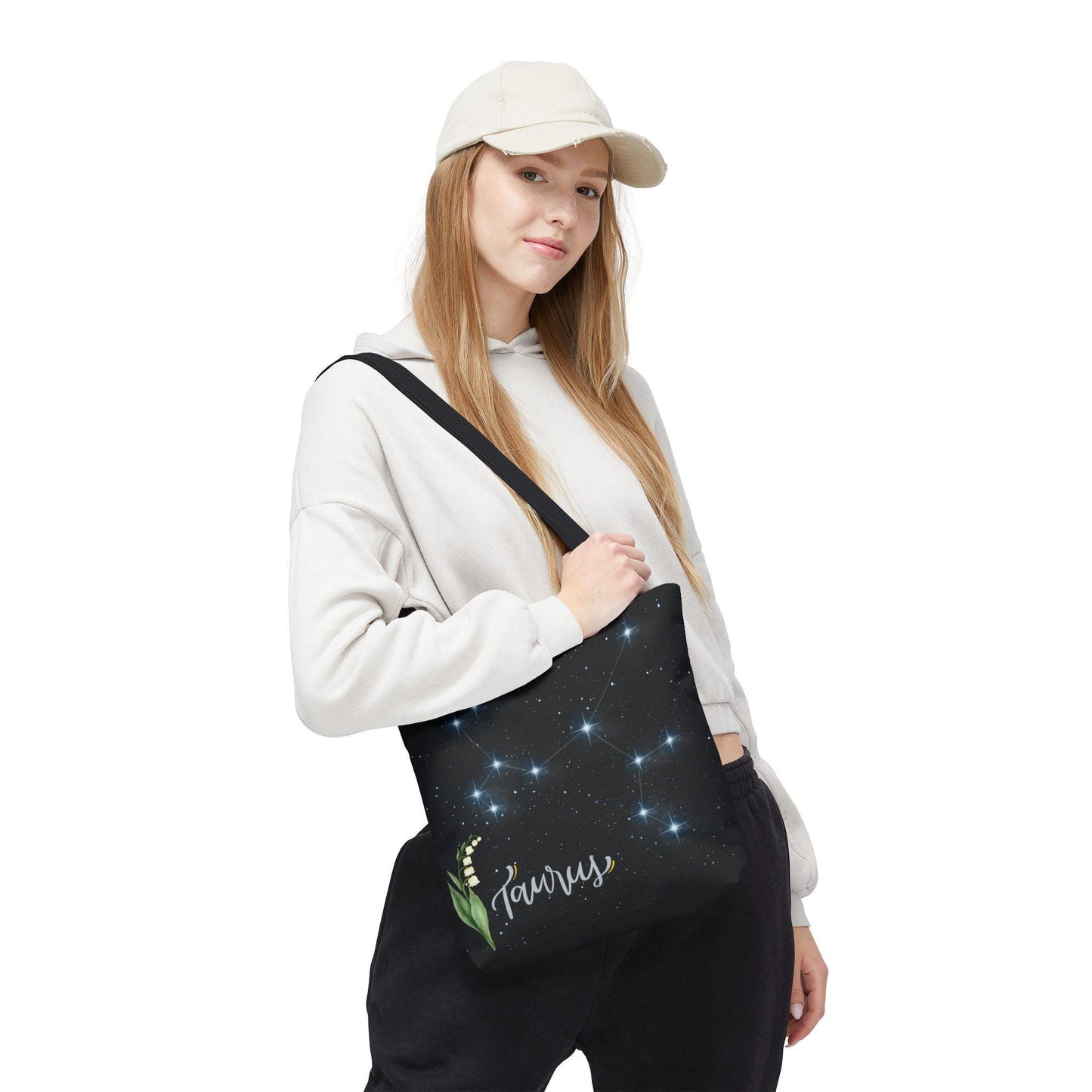 Taurus Zodiac Tote Bag, Astrology Gift, Star Sign Bag, Practical & Stylish Accessory for Daily Use, Birthday Present, Celestial Vibes