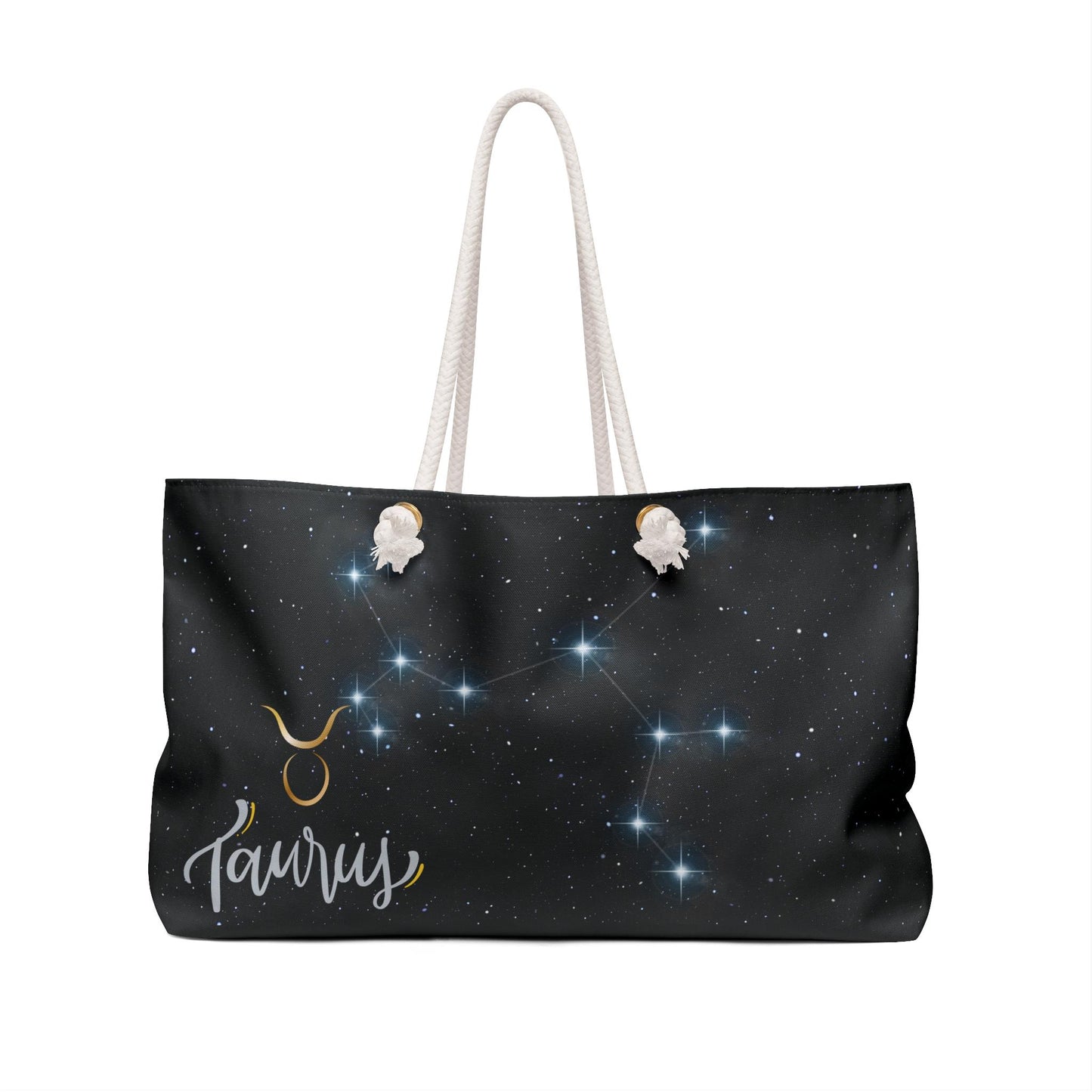 Taurus Constellation Weekender Bag, Astrological Travel Tote, Zodiac Sign Gift, Astrology Accessory, Weekend Getaway Bag