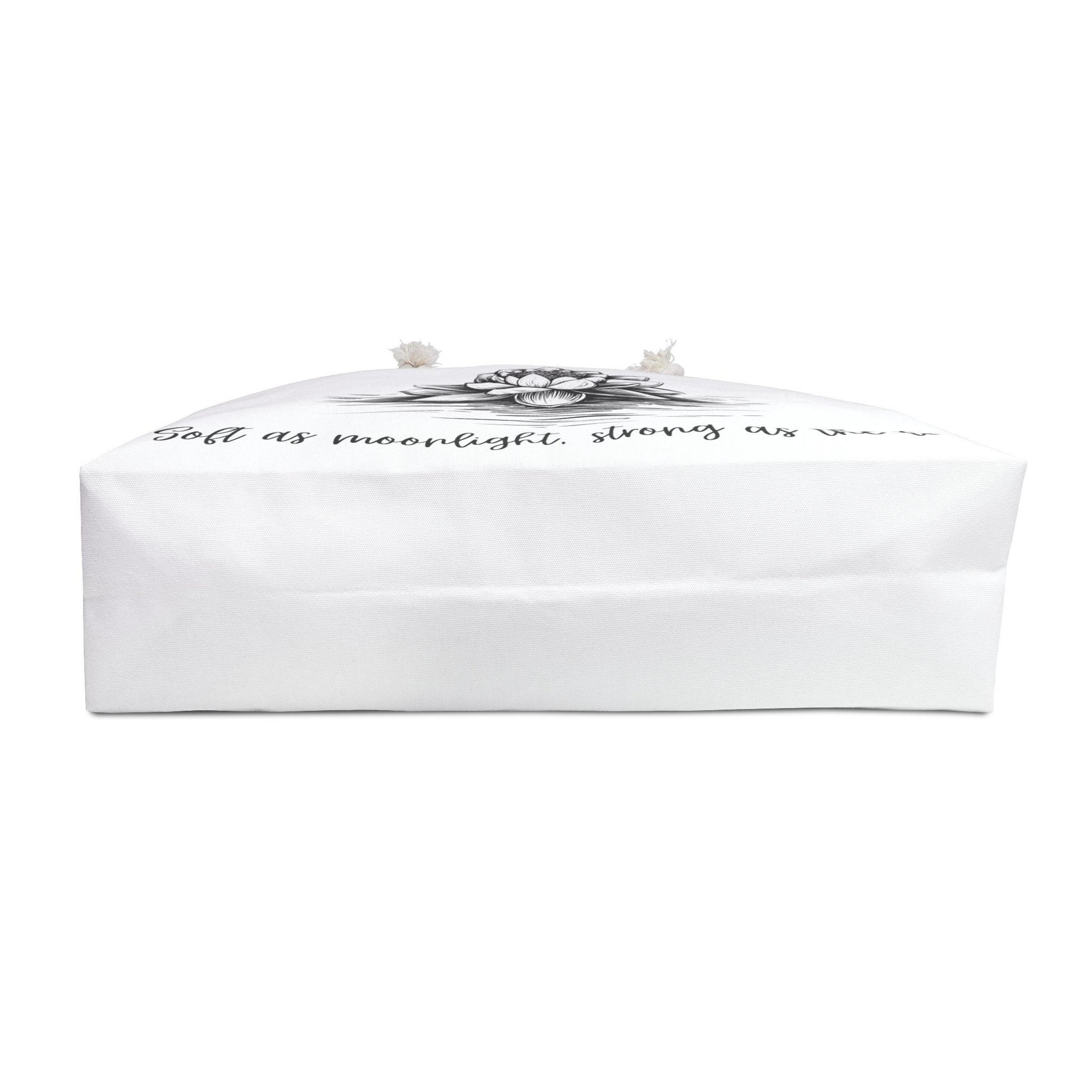 Waterlily Tote Bag, Floral Weekend Travel Bag, Large Carryall Purse, Beach Tote Handbag, Reusable Shopping Bag, Overnight Bag for Women