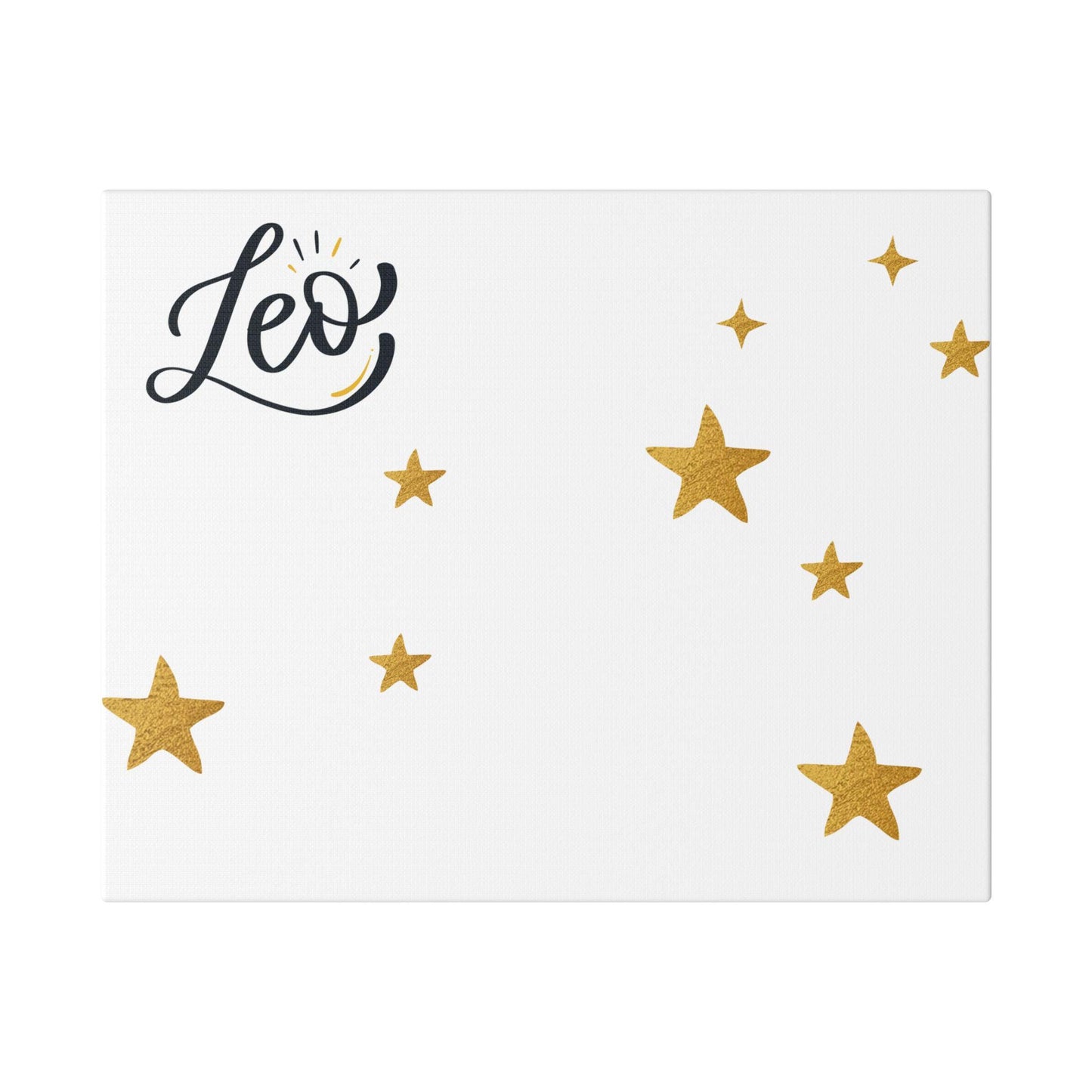 Leo Constellation Canvas, Zodiac Sign Wall Art, Astrology Home Decor, Celestial Nursery Print, Star Map Poster