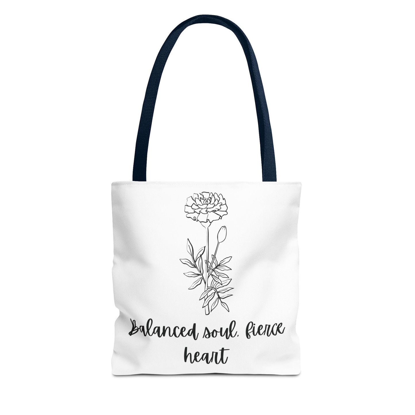 Marigold Floral Tote Bag, Gift for Women, October Birthday,Nature Lover, Eco-Friendly Bag, Casual Everyday Use, Mothers Day Gift