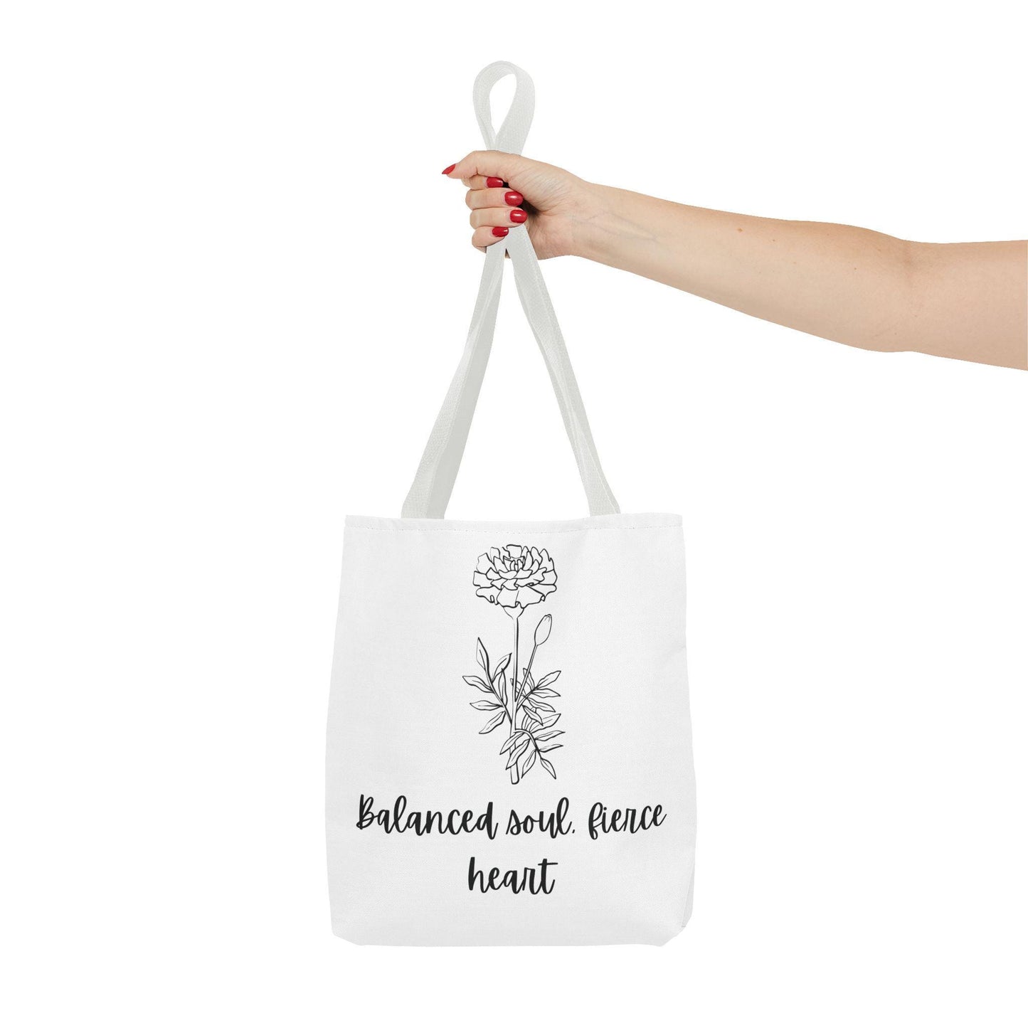 Marigold Floral Tote Bag, Gift for Women, October Birthday,Nature Lover, Eco-Friendly Bag, Casual Everyday Use, Mothers Day Gift