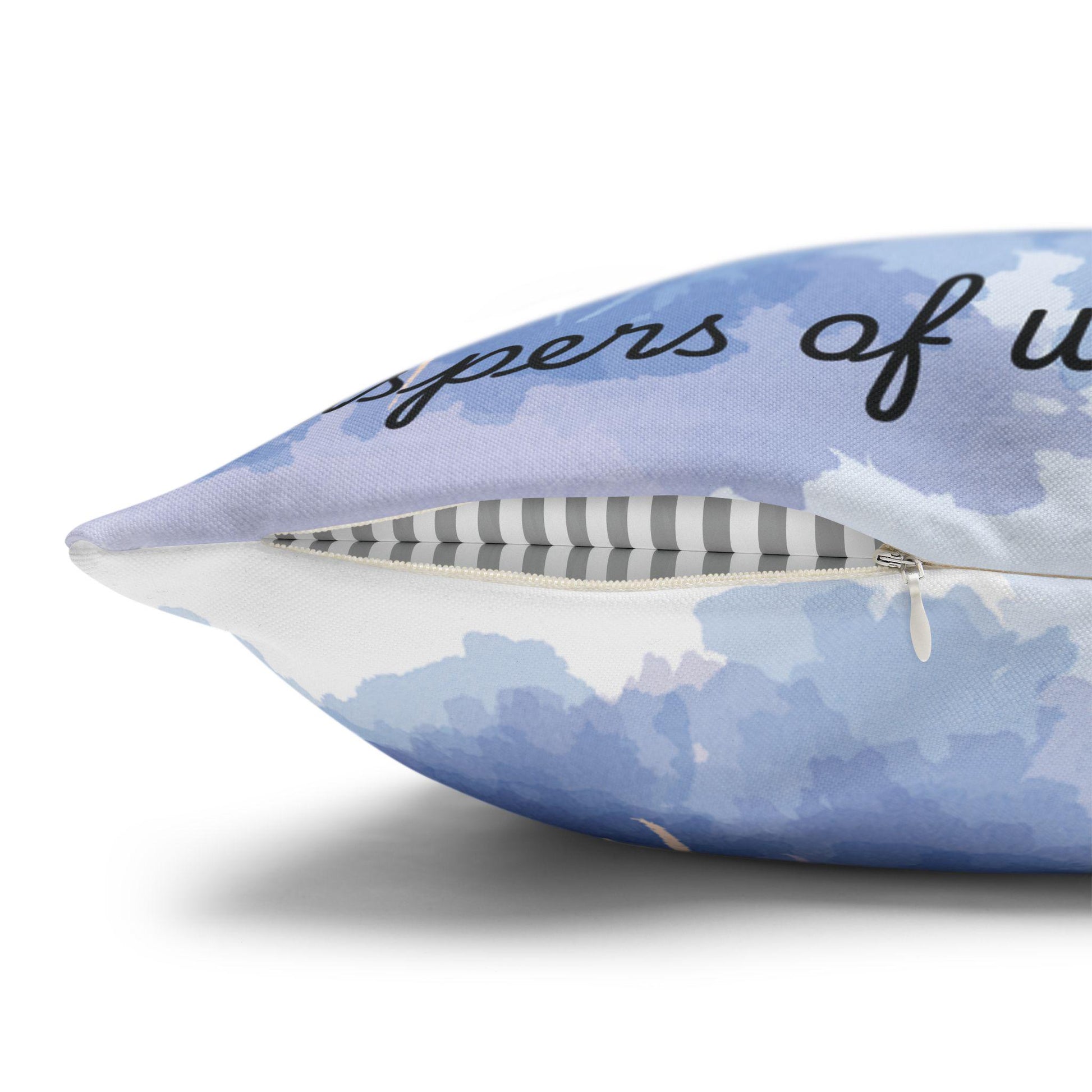 Whimsical Floral Pillowcase, Cozy Decor Gift, Bedroom Accent, Boho Home, Dreamy Atmosphere, Mother's Day