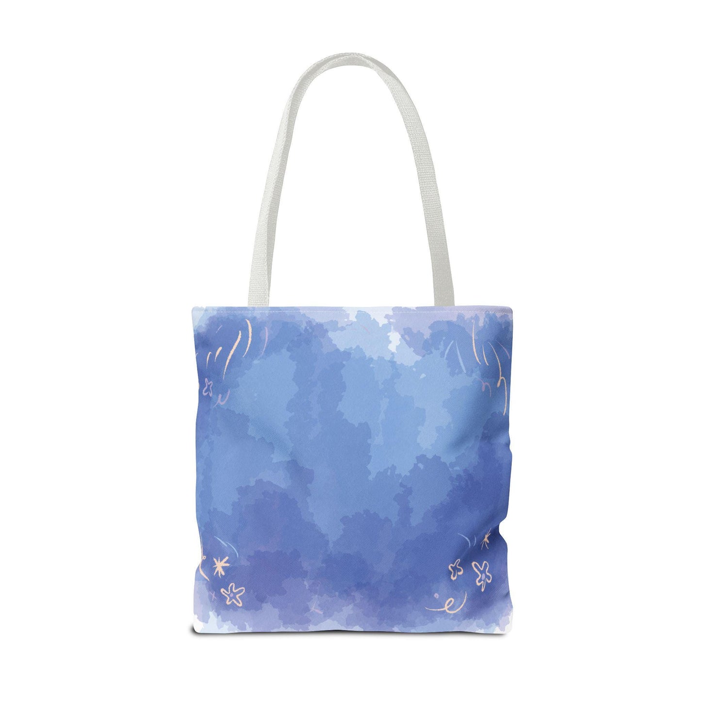 Whimsical Floral Tote Bag, Butterfly & Bloom Design, Dreamy Gift, Eco-Friendly Shopper, Perfect for Spring, Beach Bag, Garden Lover